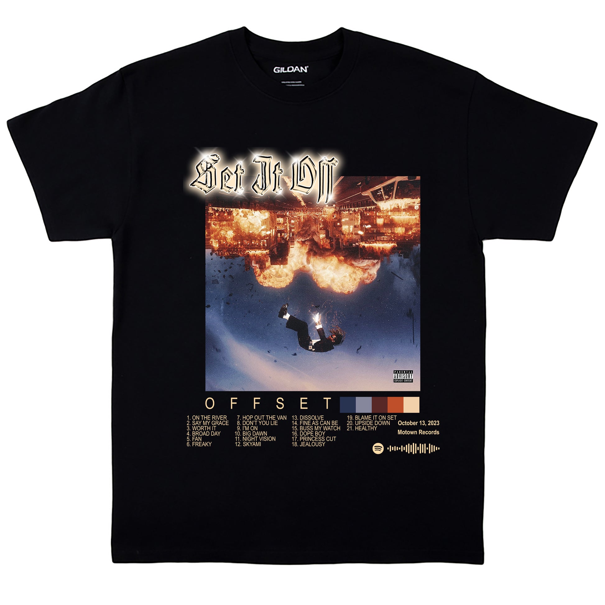 Offset T-Shirt - Set It Off Album Tee Fan Merch Gifts Concert Clothing –  Abe Gallery