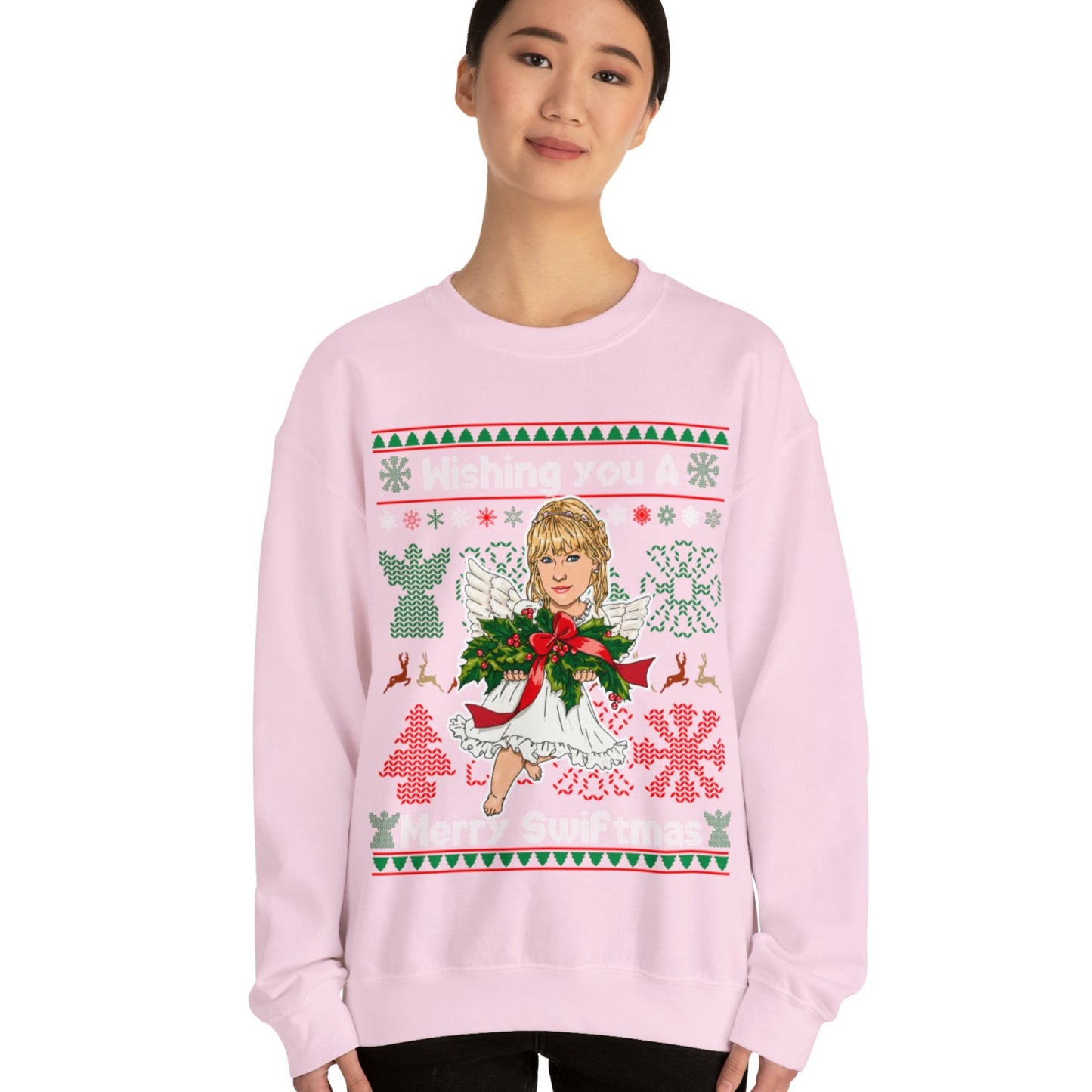 Taylor Swift Ugly Christmas Sweater - Angel