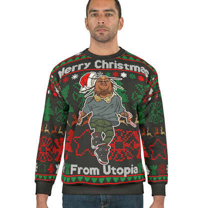 Travis Scott Ugly Christmas Sweater Full - Utopia