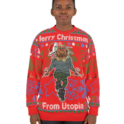 Travis Scott Ugly Christmas Sweater Full - Utopia