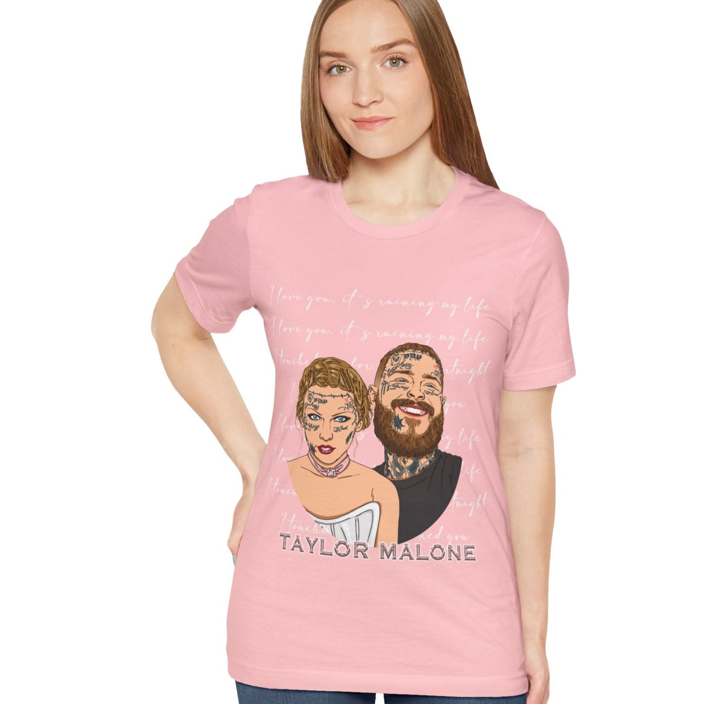 Taylor Swift, Post Malone T-Shirt - Fortnight