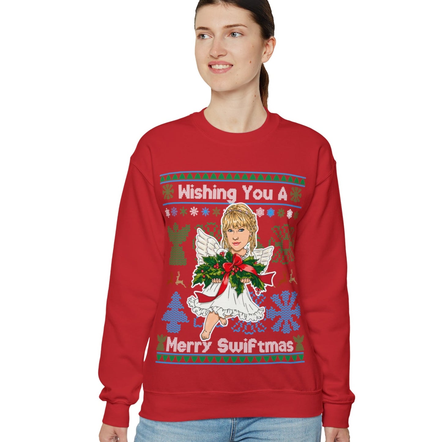 Taylor Swift Ugly Christmas Sweater - Angel