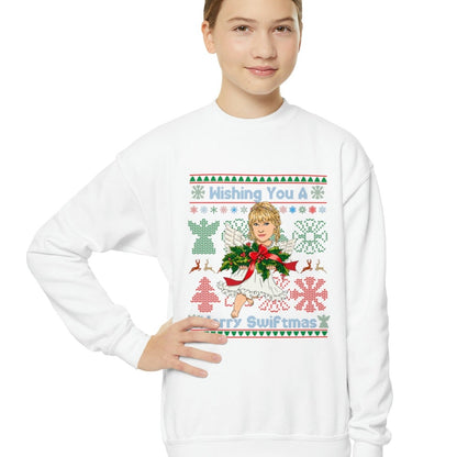 Taylor Swift Kid's Ugly Christmas Sweater - Angel