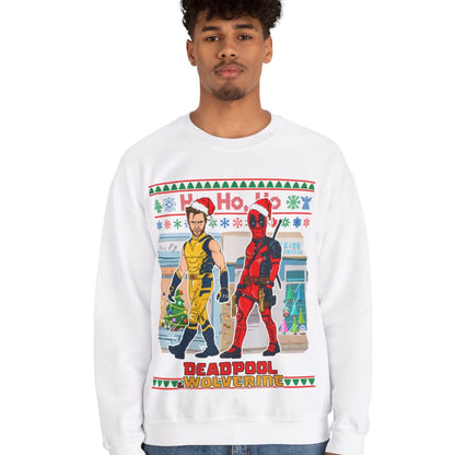 Deadpool & Wolverine Ugly Christmas Sweater - Like A Prayer