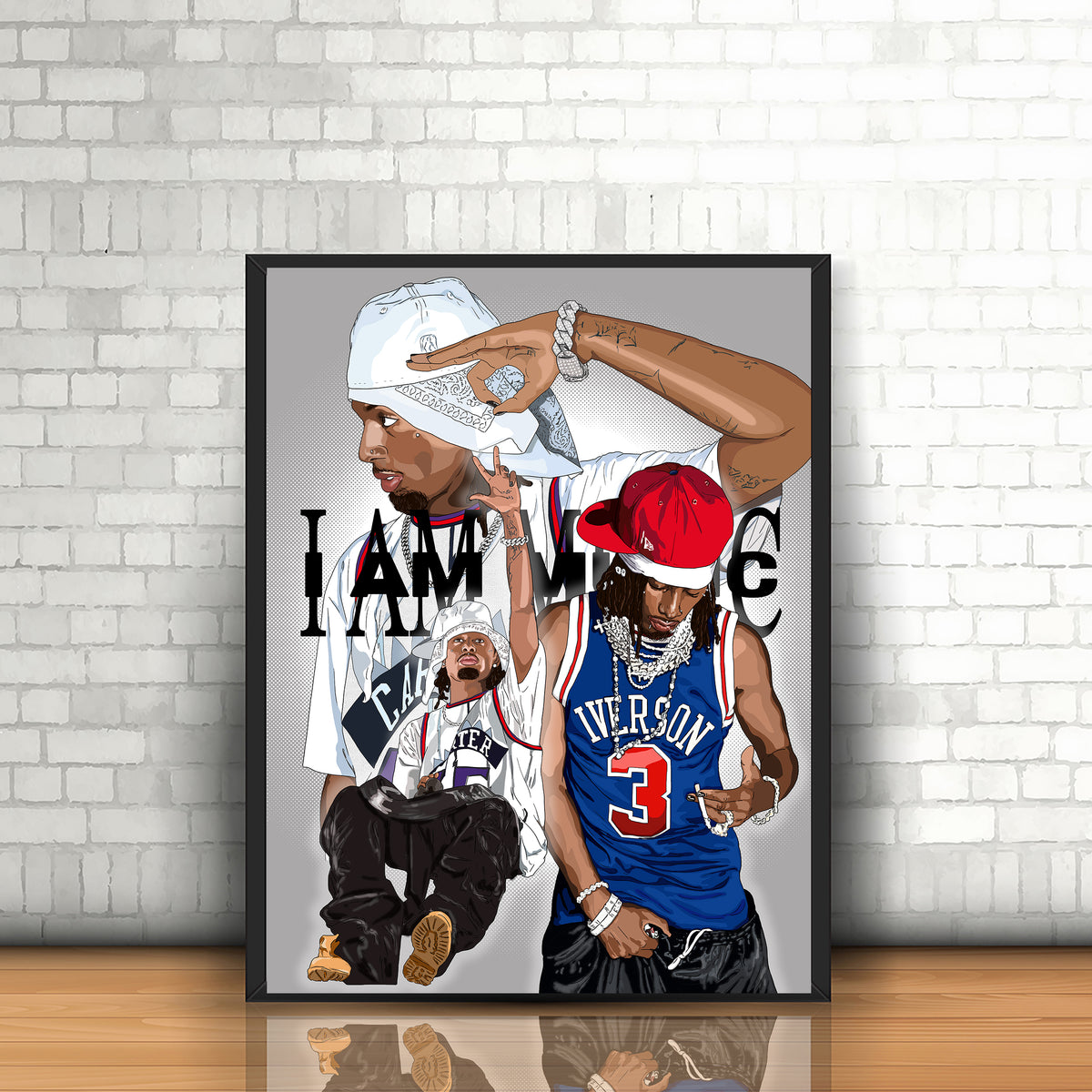 Playboi Carti Poster I Am Music Hip Hop Wall Art Decor Rap Merch 