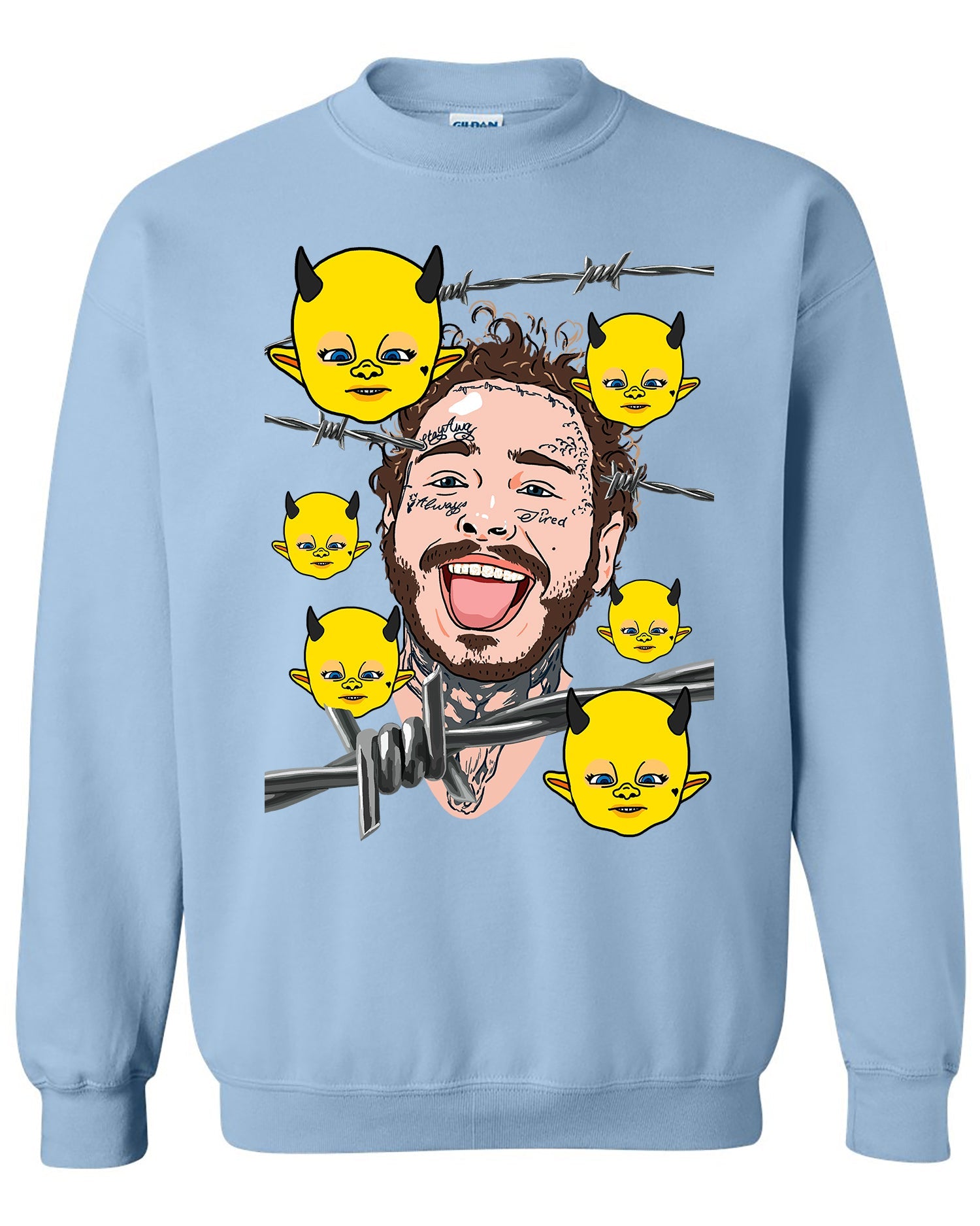 Post Malone Sweatshirt Motley Crew