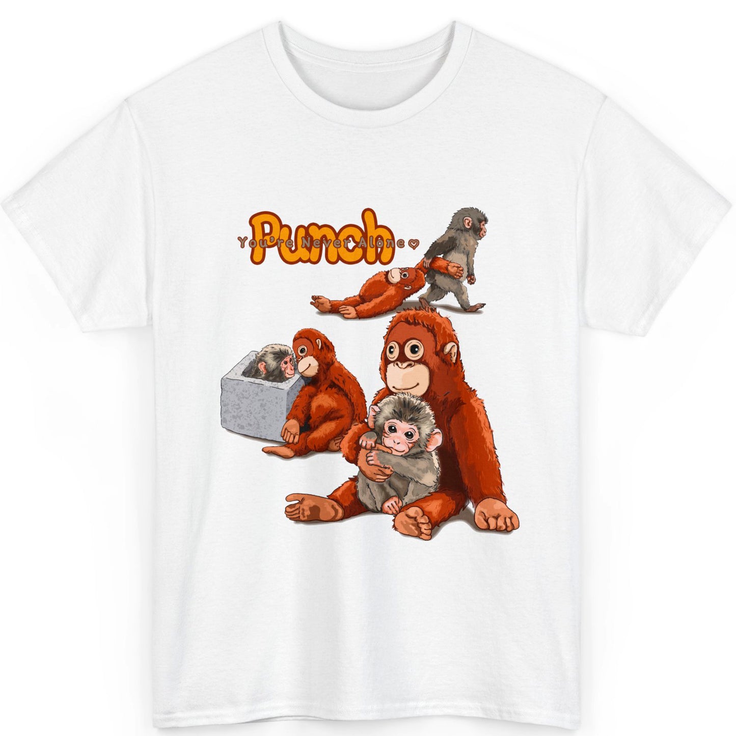 Punch, the Monkey T-Shirt - Orangutan