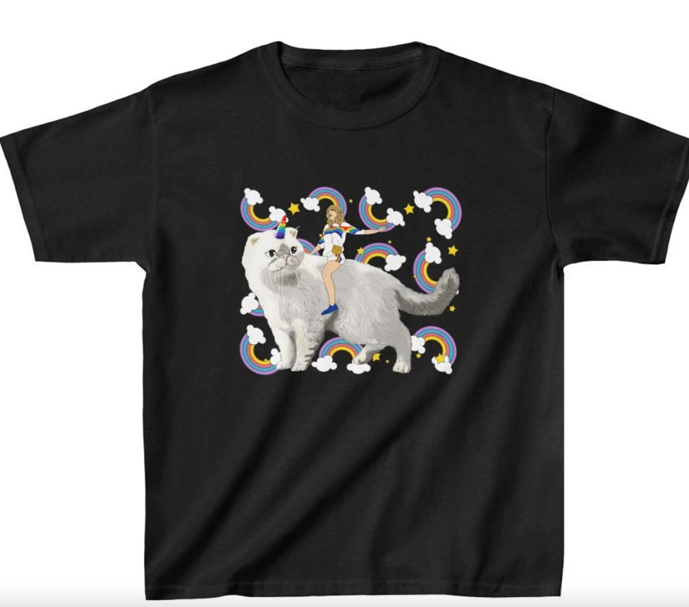 Taylor Swift Kid's T-Shirt - Caticorn