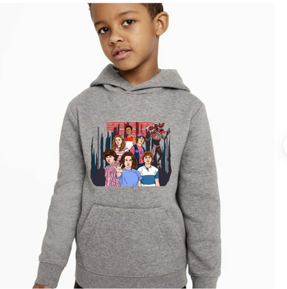 Stranger Things Kid s Hoodie The Crew Funny Clothes Fans Art Merch Abe Gallery