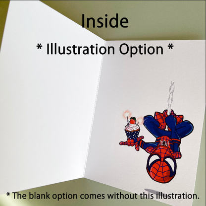 Custom Spiderman Birthday Card - No Way Home