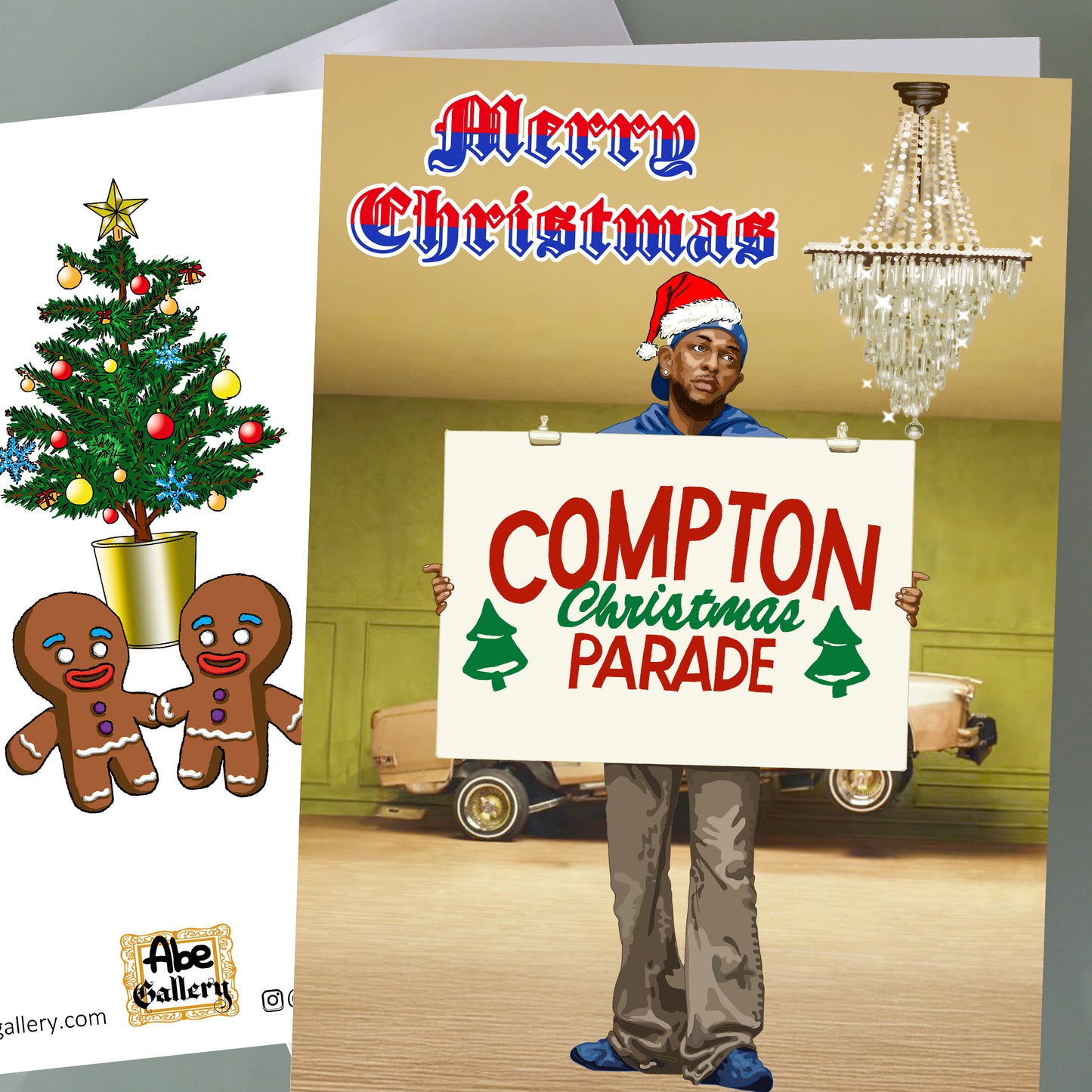 Kendrick Lamar Christmas Card - Squabble Up