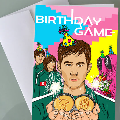 Squid Game Birthday Card - Player 456