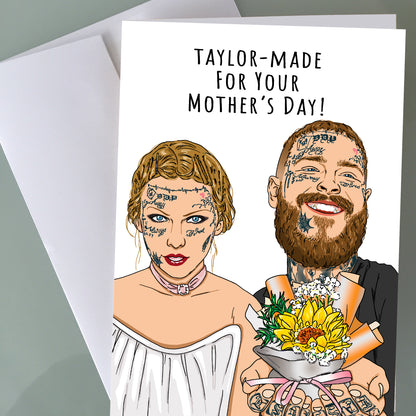 Taylor Swift, Post Malone Mother's Day Card - Fortnight