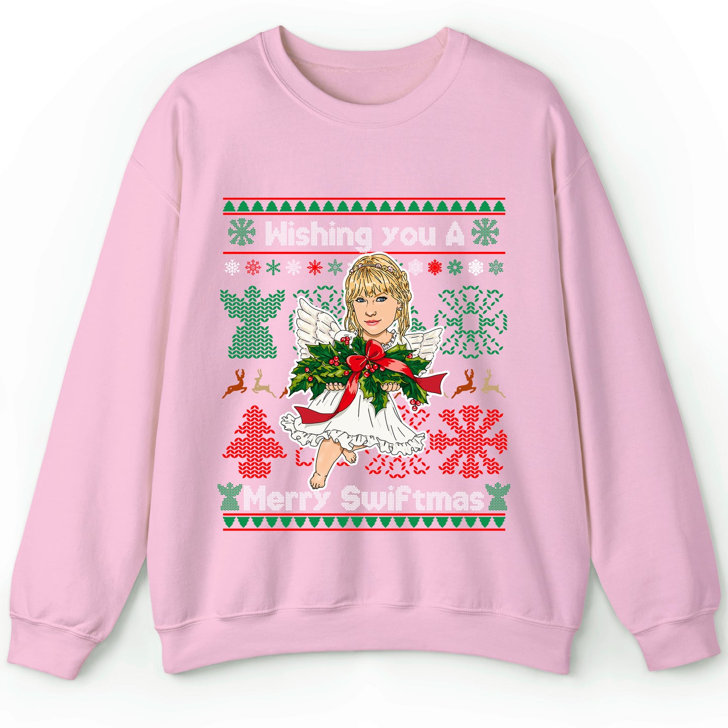 Taylor Swift Ugly Christmas Sweater - Angel