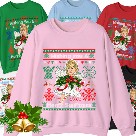 Taylor Swift Ugly Christmas Sweater - Angel