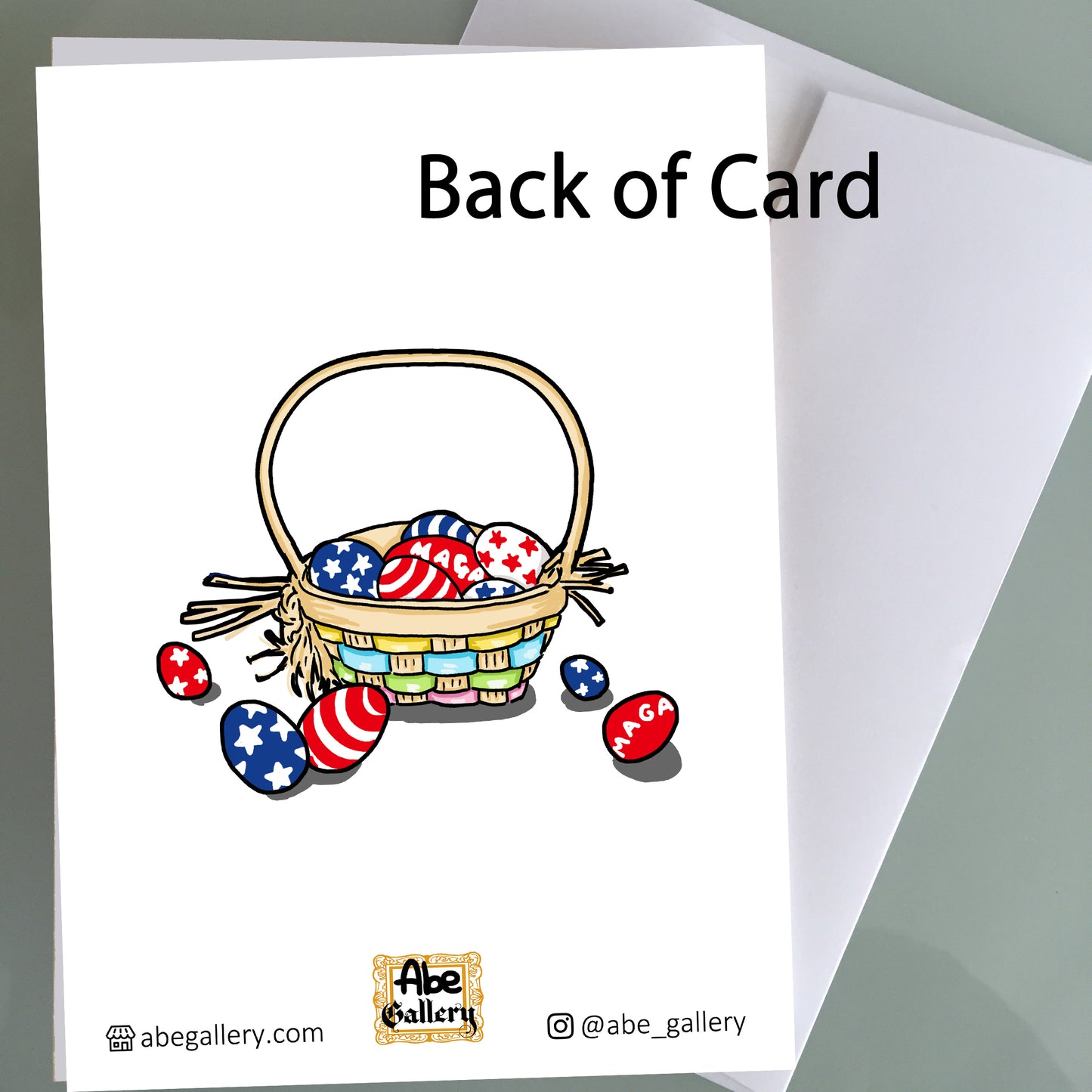 Donald Trump, Elon Musk Easter Card - Eggs