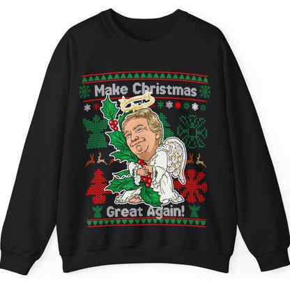 Donald Trump Ugly Christmas Sweater - Angel