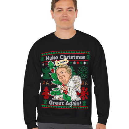 Donald Trump Ugly Christmas Sweater - Angel