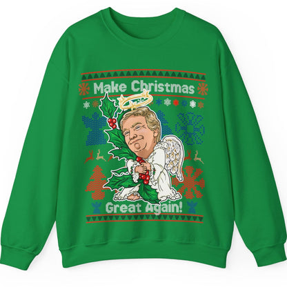 Donald Trump Ugly Christmas Sweater - Angel