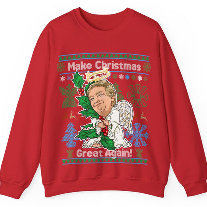 Donald Trump Ugly Christmas Sweater - Angel