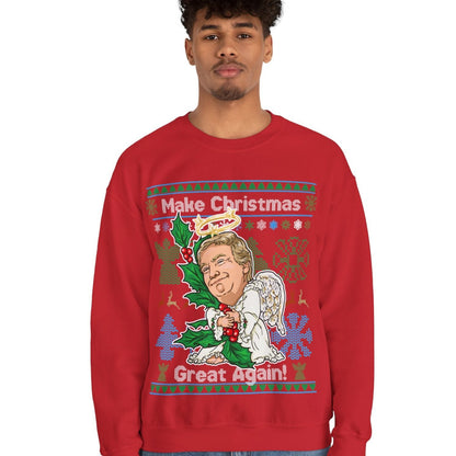 Donald Trump Ugly Christmas Sweater - Angel