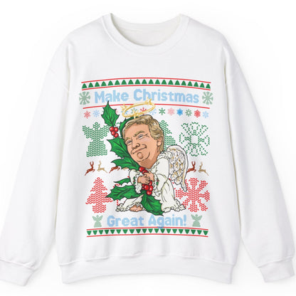 Donald Trump Ugly Christmas Sweater - Angel