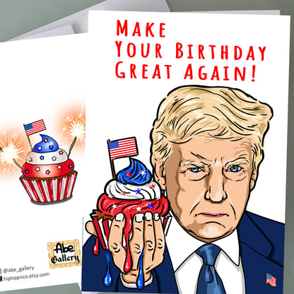 Donald Trump Birthday Card - MAGA