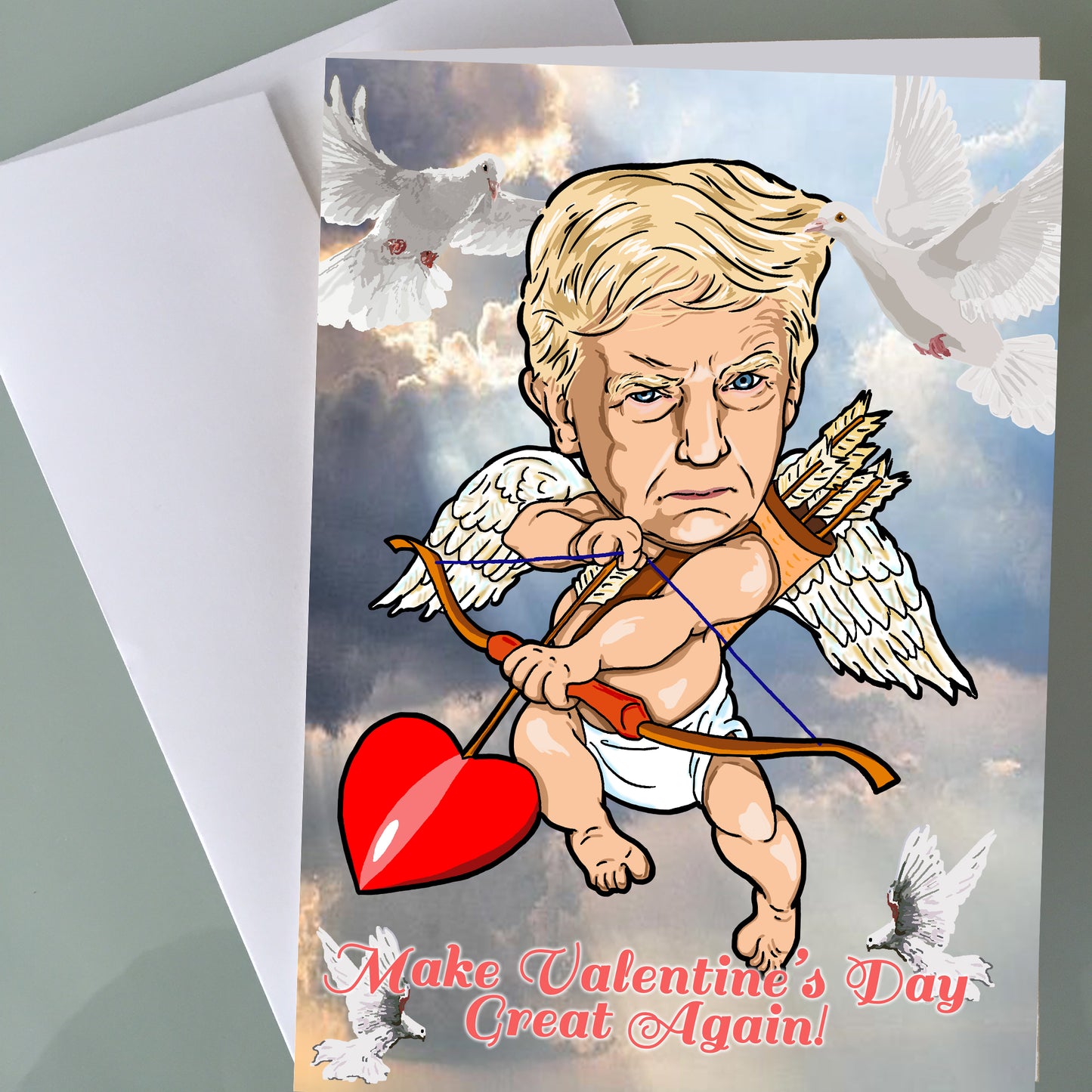 Donald Trump Valentine's Day Card - Cupid