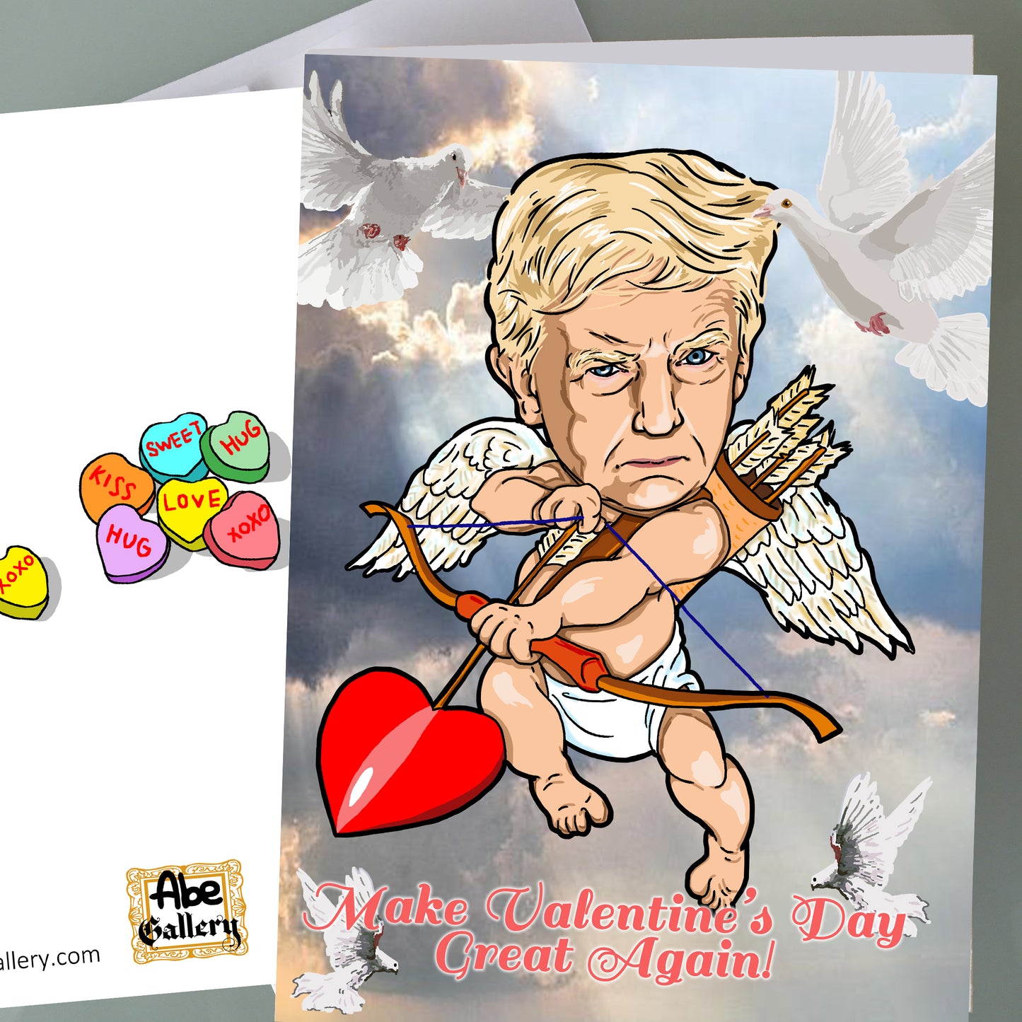 Donald Trump Valentine's Day Card - Cupid