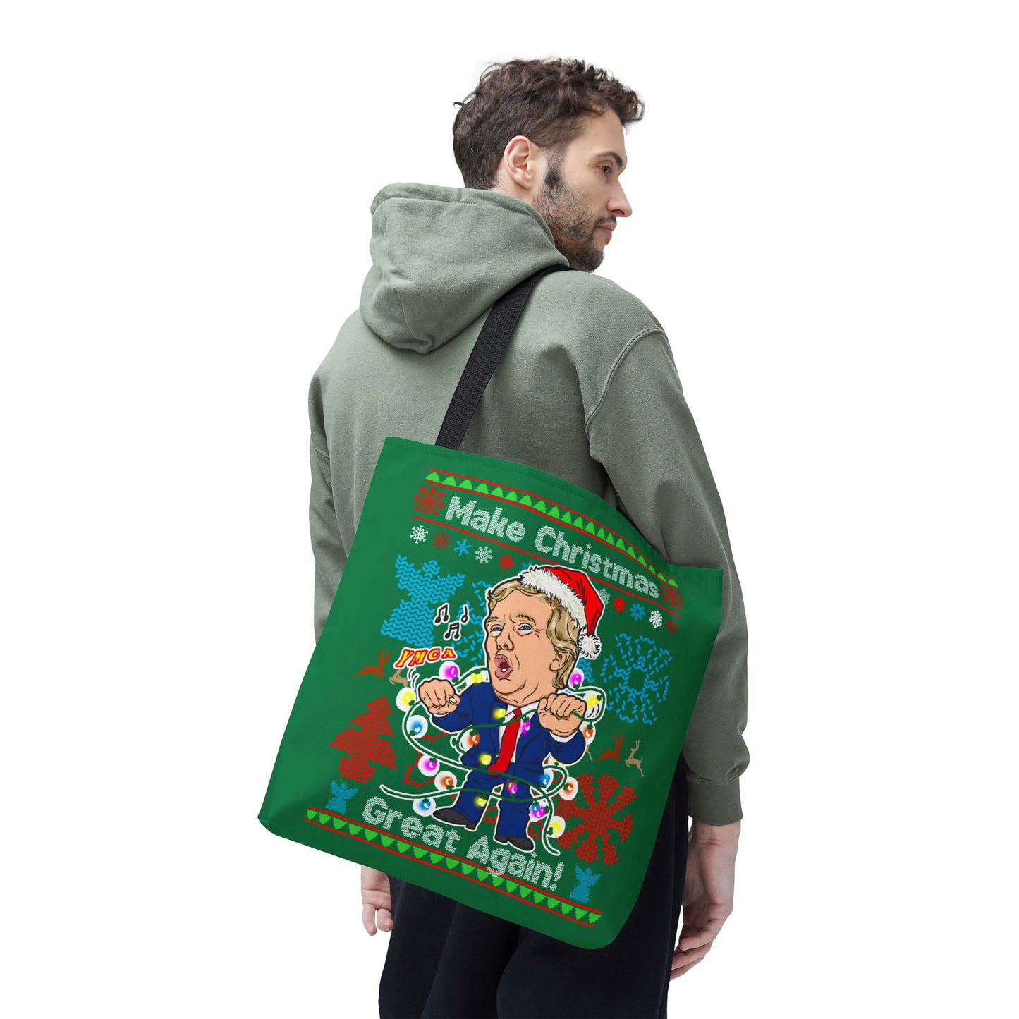 Trump Tote Bag - Merry Christmas
