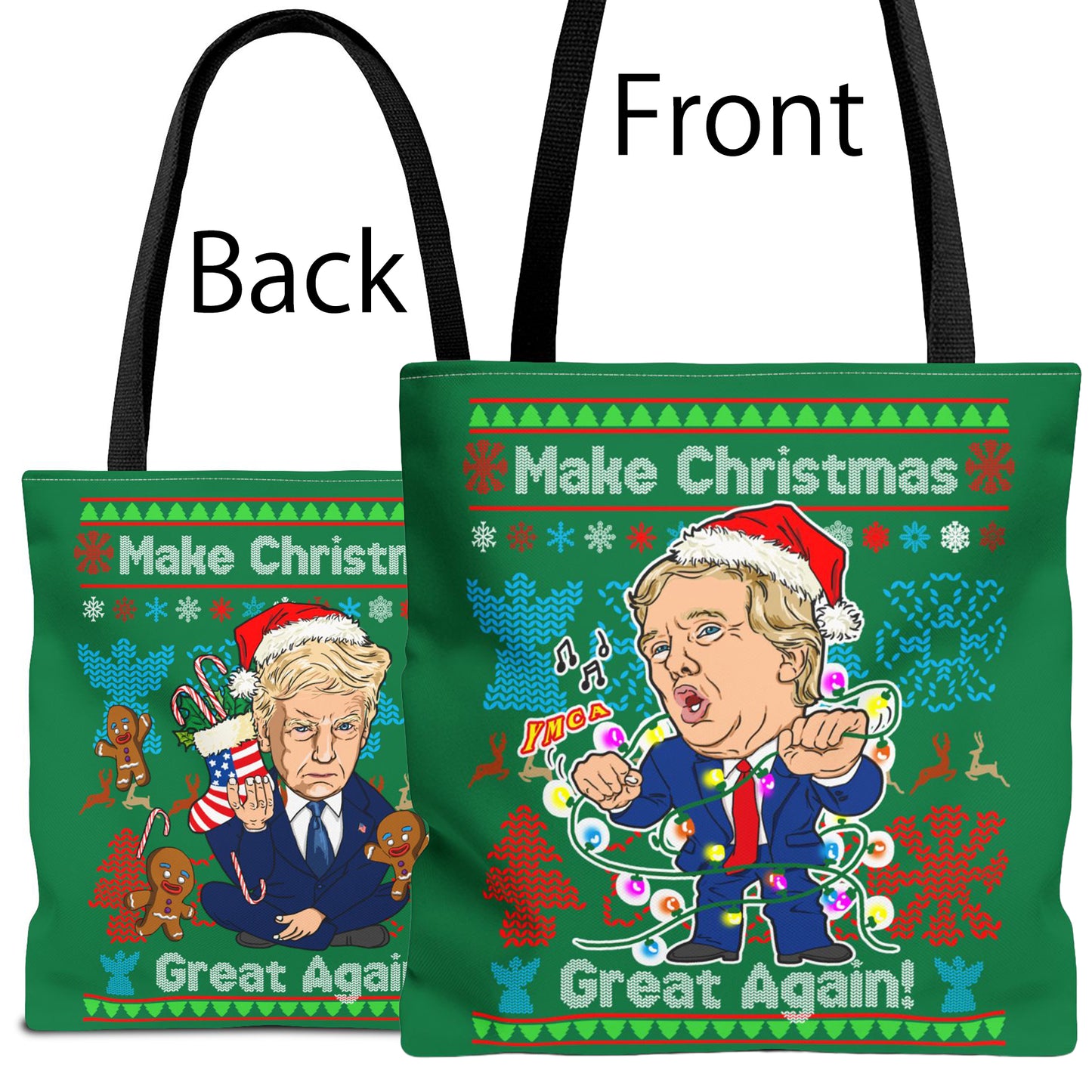 Trump Tote Bag - Merry Christmas