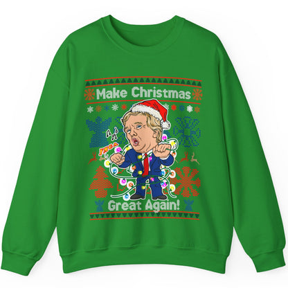 Donald Trump Ugly Christmas Sweater - Dancing