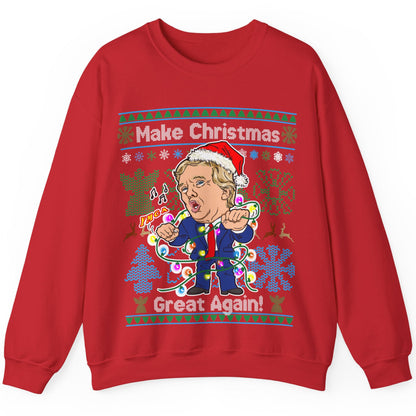 Donald Trump Ugly Christmas Sweater - Dancing