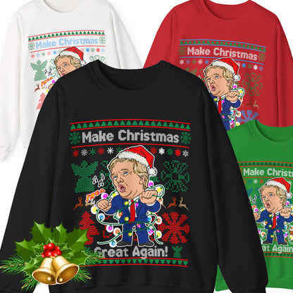 Donald Trump Ugly Christmas Sweater - Dancing