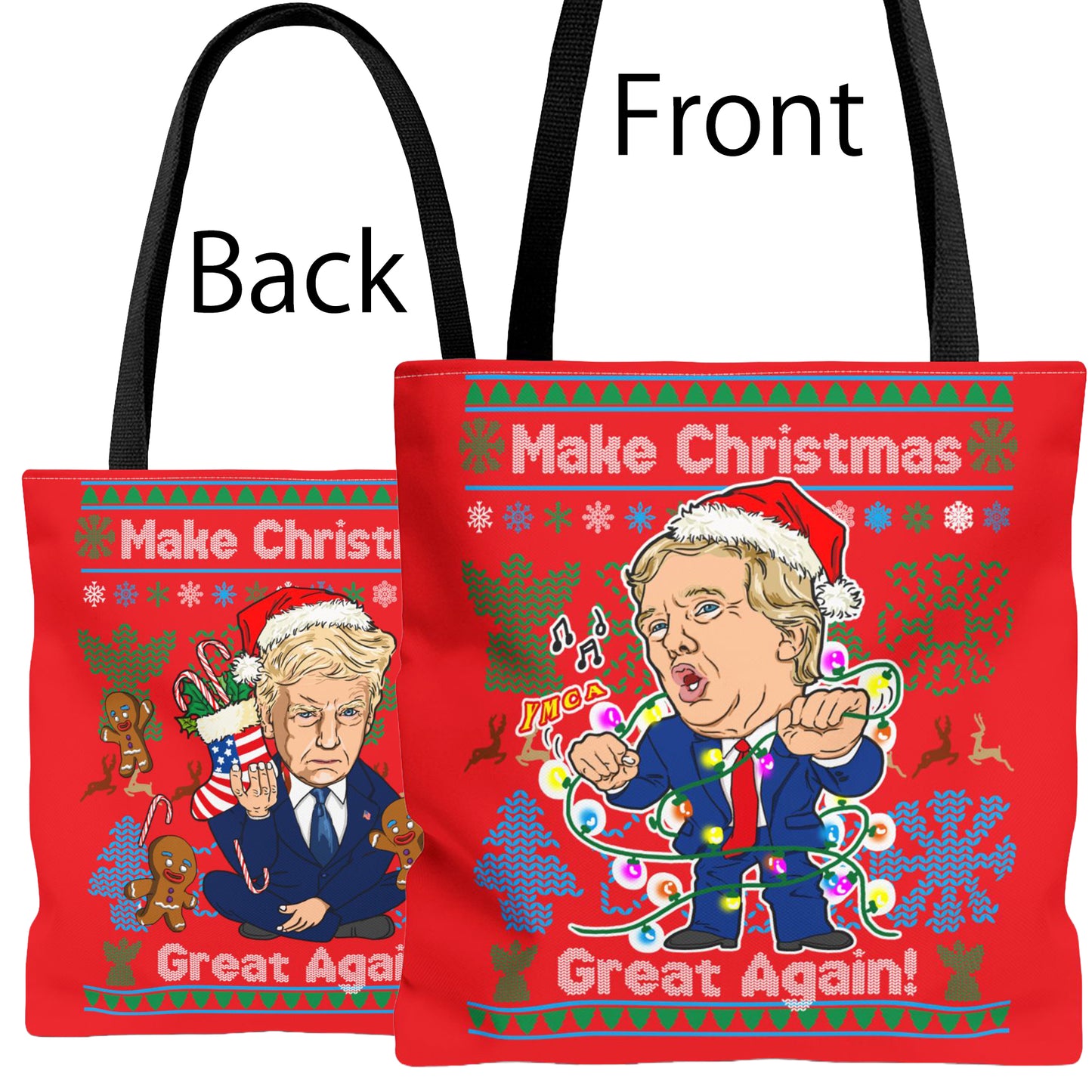 Trump Tote Bag - Merry Christmas