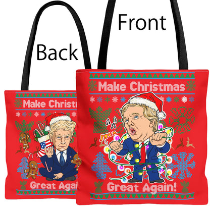Trump Tote Bag - Merry Christmas