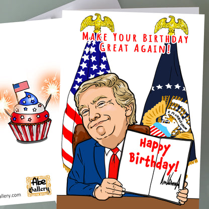 Donald Trump Birthday Card - Executive Order