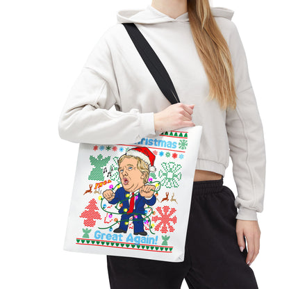Trump Tote Bag - Merry Christmas