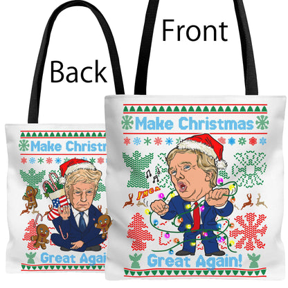 Trump Tote Bag - Merry Christmas