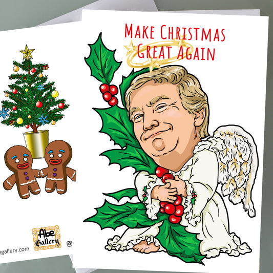 Donald Trump Christmas Card - Angel