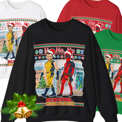 Deadpool & Wolverine Ugly Christmas Sweater - Like A Prayer