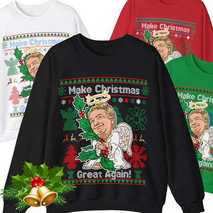 Donald Trump Ugly Christmas Sweater - Angel