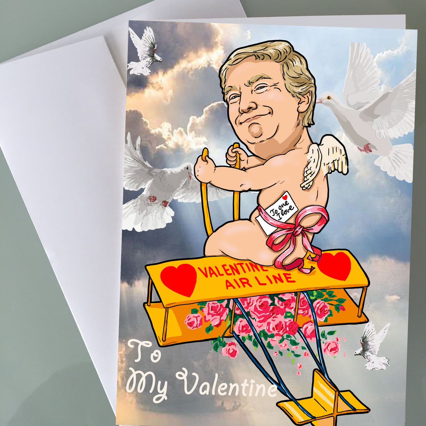 Donald Trump Valentine's Day Card - Cupid