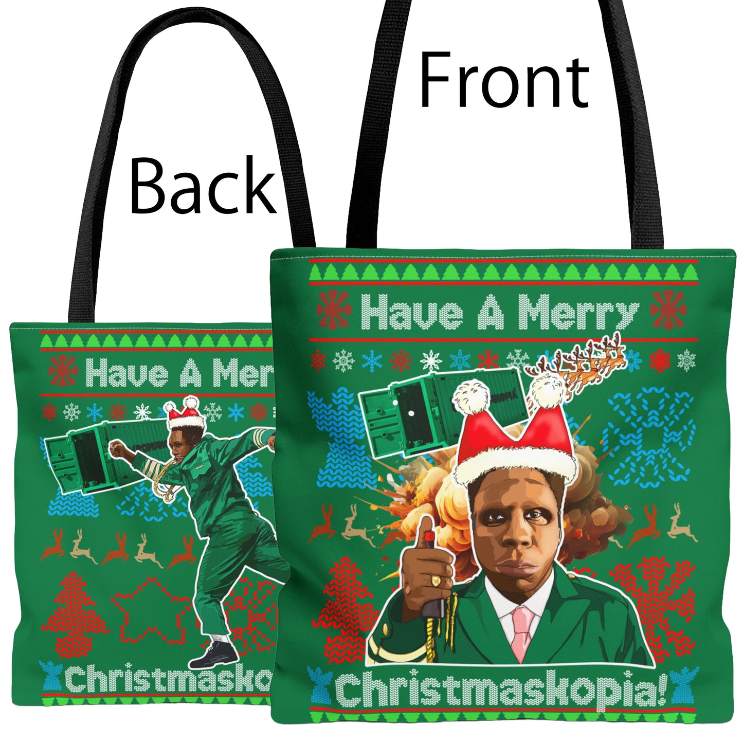 Tyler The Creator Tote Bag - Christmaskopia