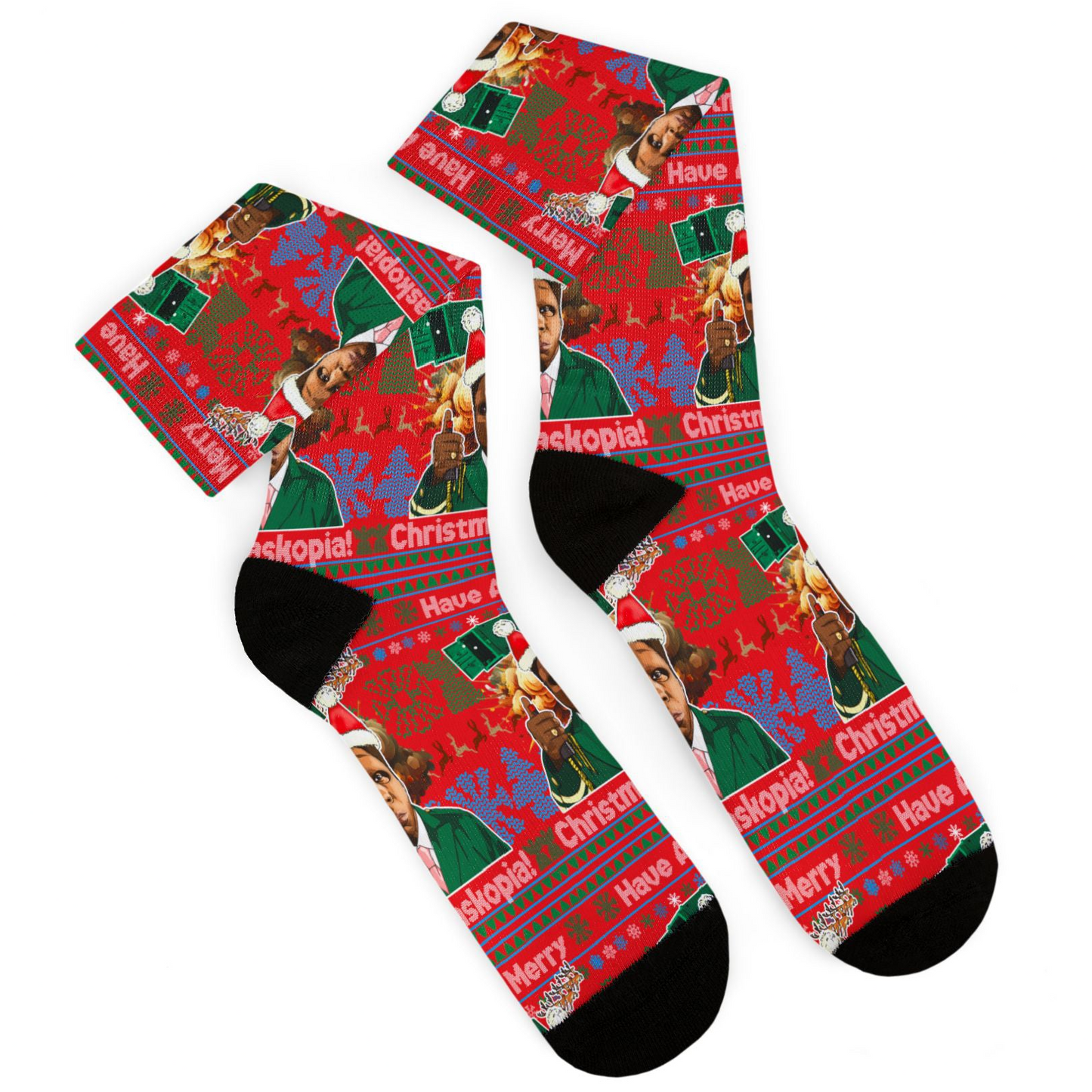 Tyler The Creator Christmas Socks - Chromakopia