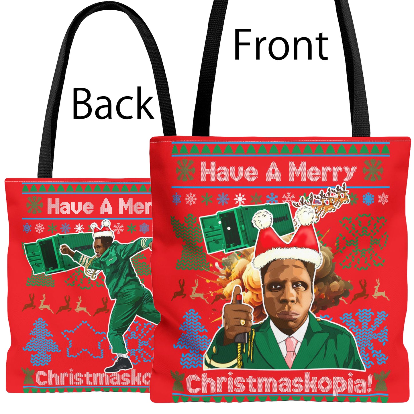 Tyler The Creator Tote Bag - Christmaskopia