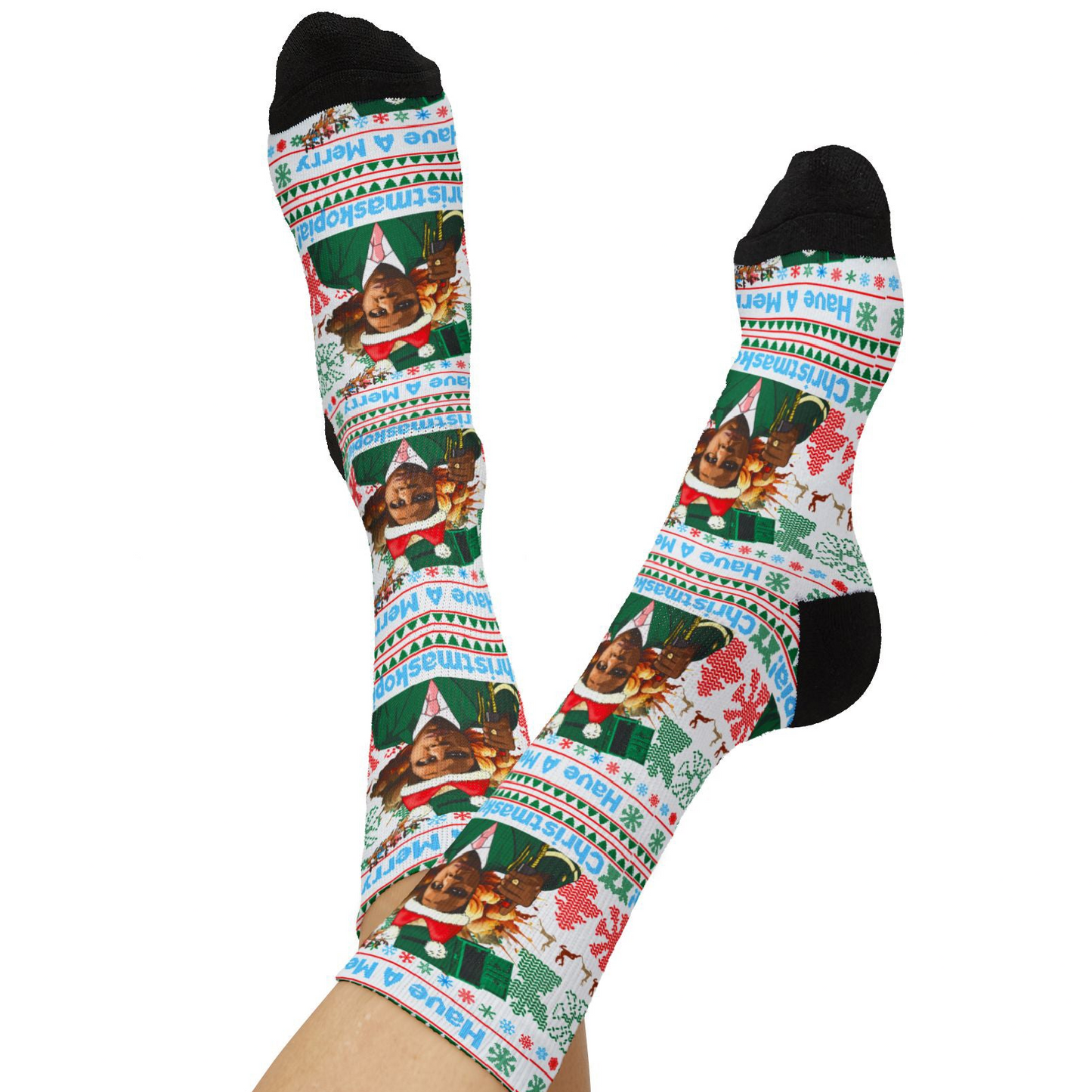 Tyler The Creator Christmas Socks - Chromakopia