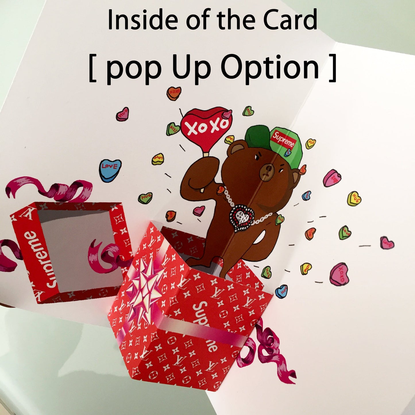 Bad Bunny Valentine's Day Card - Cupid