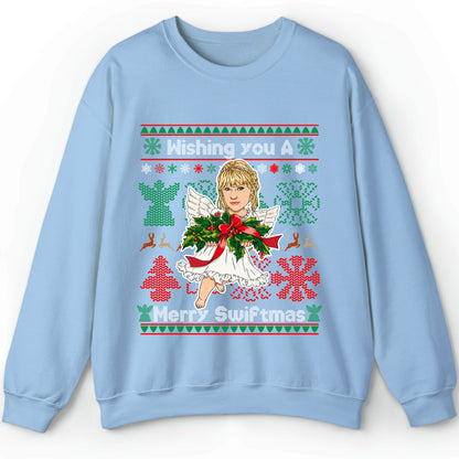 Taylor Swift Ugly Christmas Sweater - Angel