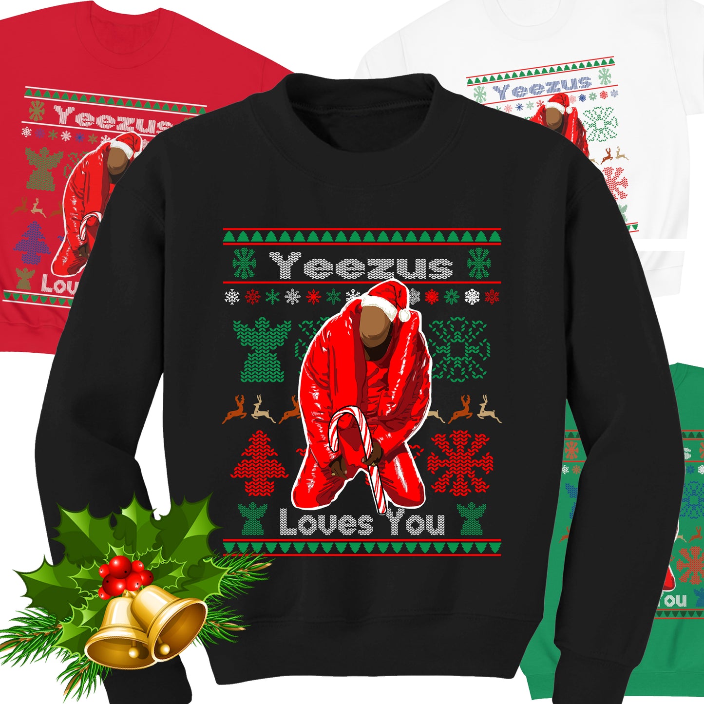 Kanye West Ugly Christmas Sweater - DONDA